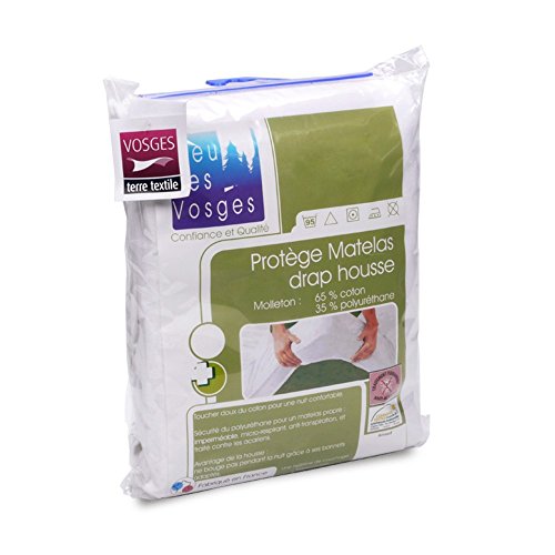 Protège matelas imperméable Arnaud - blanc - 2x...