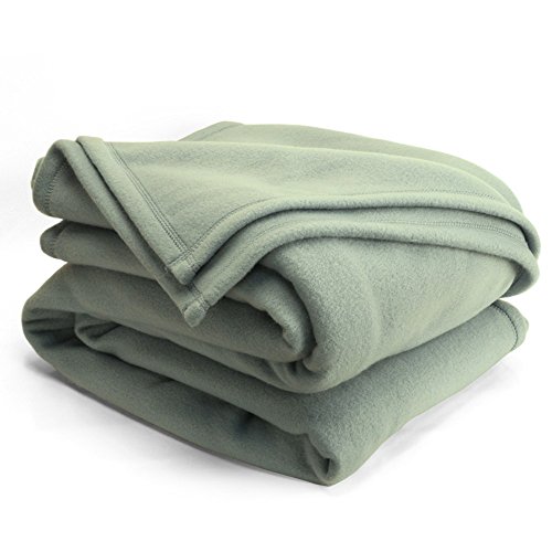 Couverture polaire 240x260 cm Isba, Amande - 10...