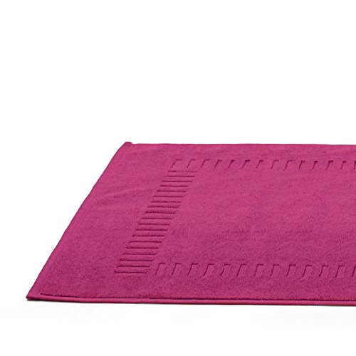 Tapis de bain 50x70 cm PURE Violet Prune 700 g/m2