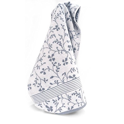 Serviette invité 33x33 cm VINTAGE FLORAL Gris 5...