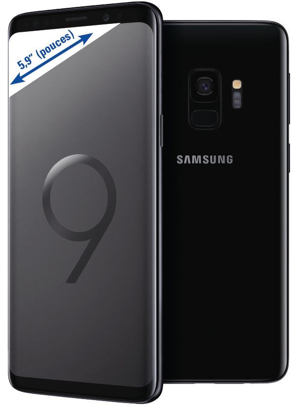 ENSEMBLE GALAXY S9 NOIR(1) + ÉTUI CLEAR VIEW*