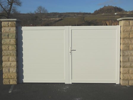 MOREY Portail PVC - Blanc  - 3,50m code EAN 3662551000211 