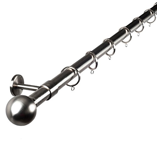 Madura Embout Boule Acier ALMA Gris Clair 1,9 cm