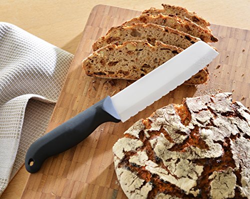 Elicuisine 12255 Couteau à Pain Céramique 28 cm