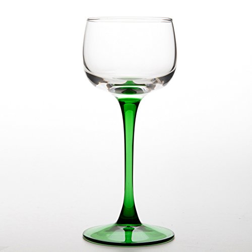 6 Verres à Vin d'Alsace VIN DU RHIN - unis