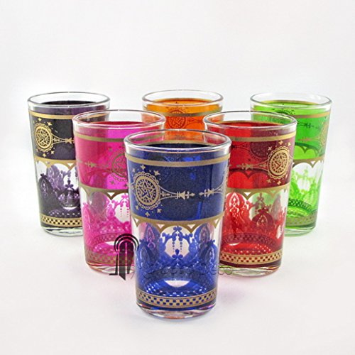 Verres à thé marocains Fedda, verres, verre a t...