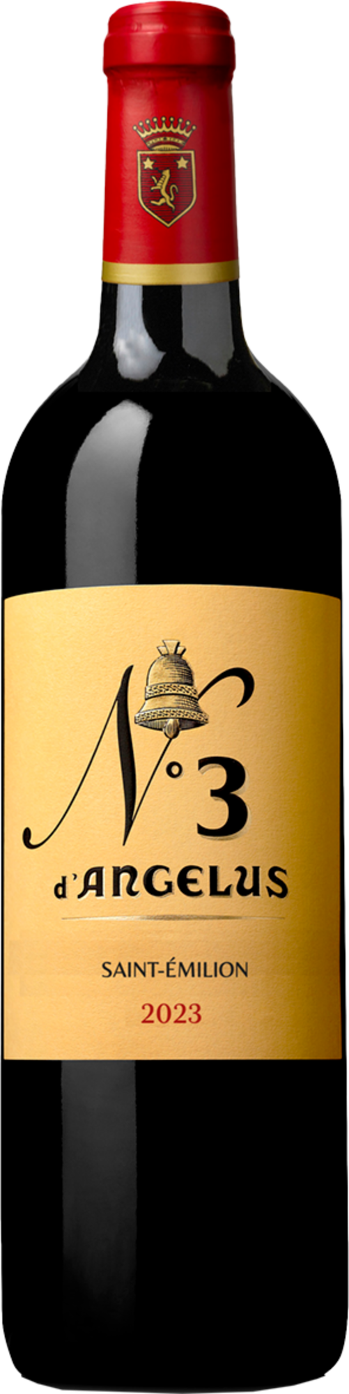  AOP SAINT-ÉMILION ROUGE - N°3 D'ANGÉLUS 2023 code EAN 3662782101510 