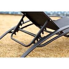 CONCEPT USINE CONCEPT USINE Transat de jardin empilable et ajustable noir BAHIA code EAN 3662819149072 