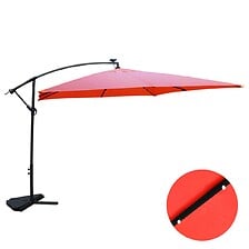 CONCEPT USINE CONCEPT USINE Parasol LED déporté carré 3x3m terracotta SOLENZARA BULLE code EAN 3662819237533 