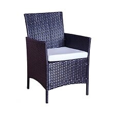 CONCEPT USINE CONCEPT USINE Salon de jardin 4 places en résine tressée noir/blanc MYKONOS code EAN 3662819238059 