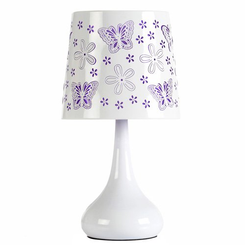 Lampe White Touch - Papillon - Violet