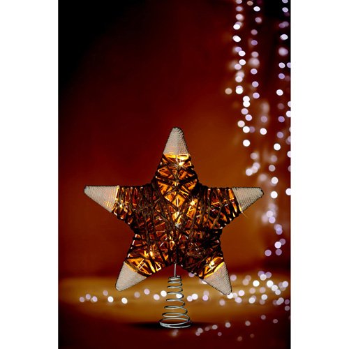 Cimier lumineux pour Sapin de Noël Etoile - Rot...