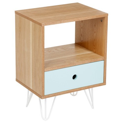 Chevet avec tiroir Shulg - Bleu
