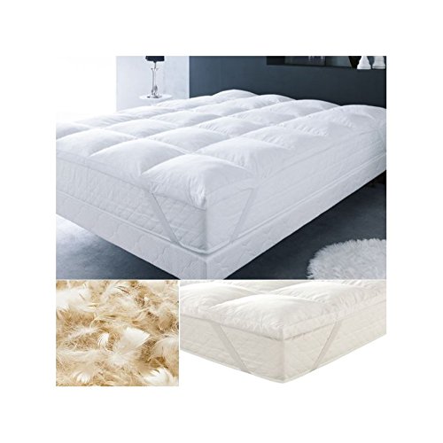 ProBache - Surmatelas plumes d'oie 140 x 190 cm...