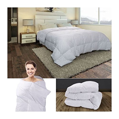 ProBache - Couette plume d'oie 140X200 cm anti-...