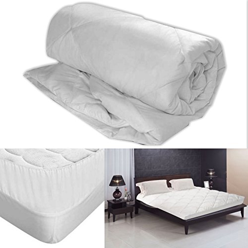 ProBache - Surmatelas plume d'oie houssé 160 x ...