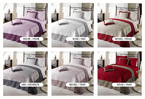 Boutis / Couvre-lit - 220 x 240 cm - Emma - Dif...