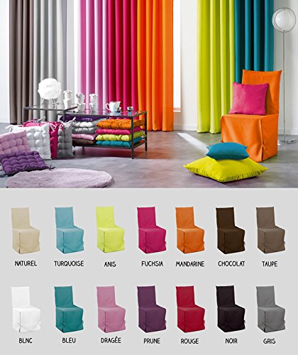 Housse de chaise à nouettes - Essentiel - Diffé...