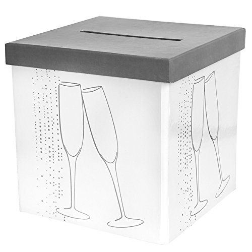 - urne tirelire champagne blanche