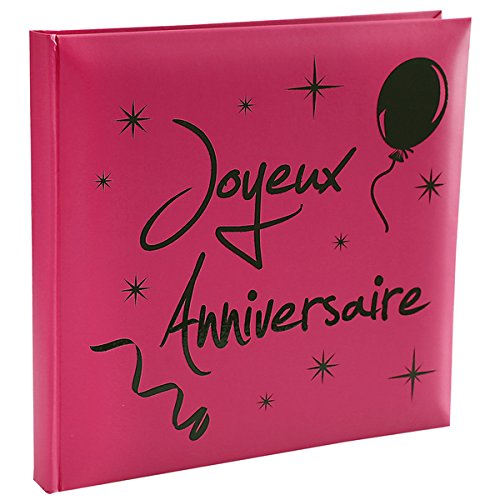 - livre d or fuschia joyeux anniversaire