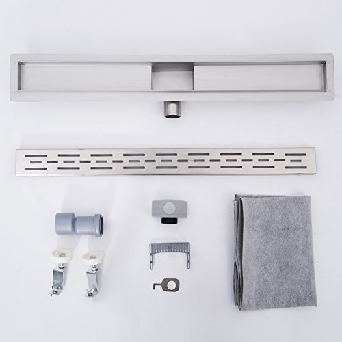 Caniveau siphon écoulement de douche inox 70cm ...