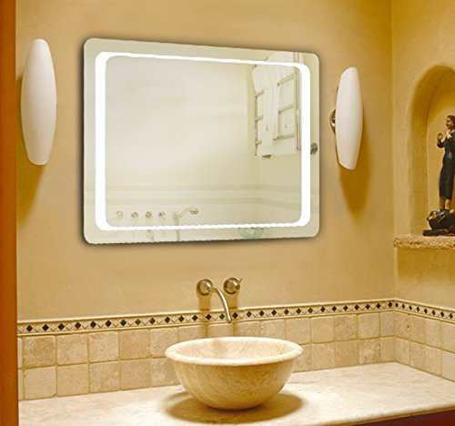 Miroir Lumineux LED de Salle de Bain Capteur In...