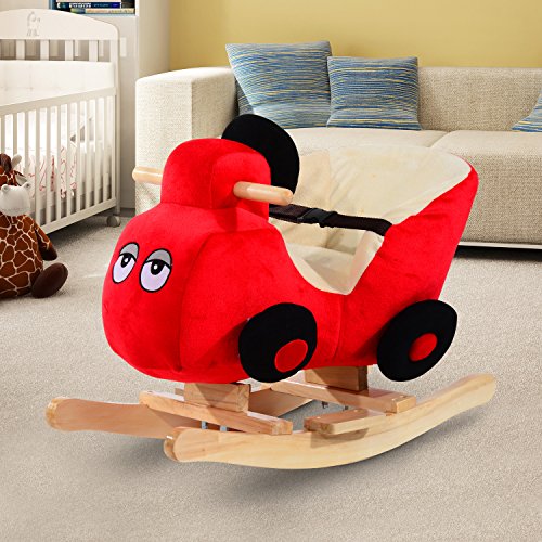 Cheval Voiture à Bascule Musical avec Ceinture ...