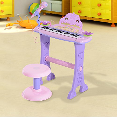 Clavier électronique pour enfant 4-9 ans 32 tou...