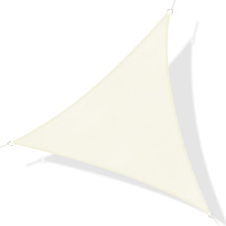 OUTSUNNY Voile d'ombrage triangulaire grande taille 4 x 4 x 4 m polyét ... code EAN 3662970016022 