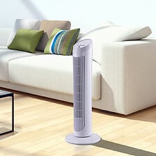 HOMCOM Ventilateur colonne tour oscillant silen...