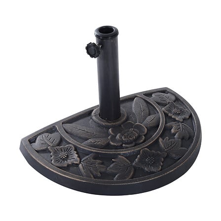 OUTSUNNY Pied de parasol base de lestage paraso...