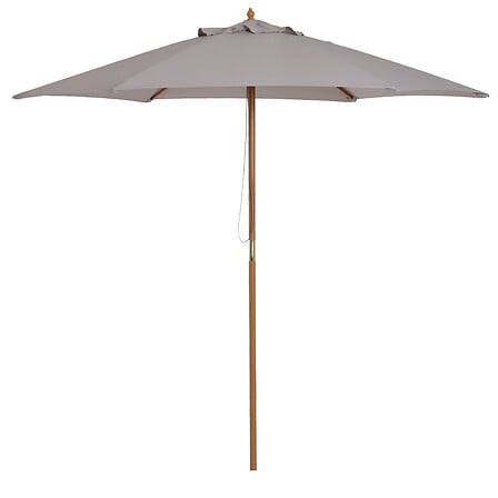 Parasol droit hexagonal de jardin grande taille...