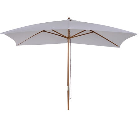 Parasol droit rectangulaire de jardin grande ta...