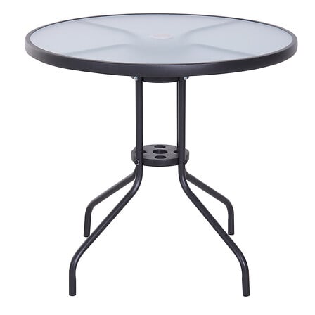 Table ronde bistro de jardin dim. Ø 80 x 72H cm...
