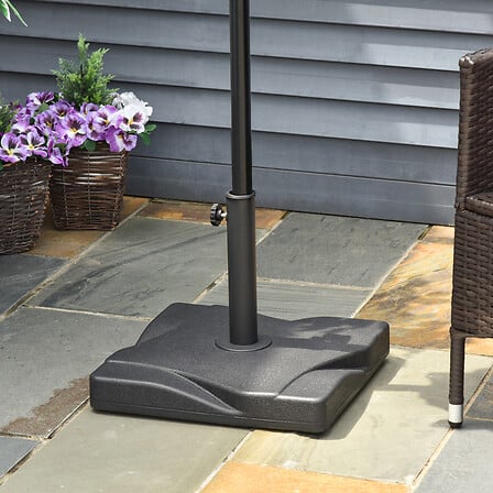 Pied de parasol base de lestage parasol carré dim. 41,5L x 41 ... 3662970064177 OUTSUNNY Pied de parasol base de lestage parasol carré dim. 41,5L x 41 ... 3662970064177 OUTSUNNY