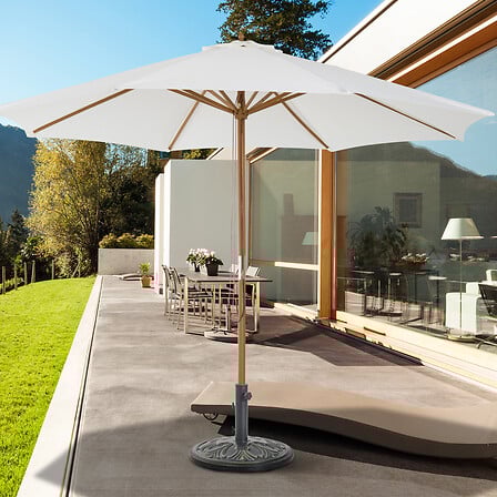Pied de parasol rond base de lestage Ø 48 x 34H...