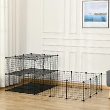 Cage parc enclos rongeurs modulable dim. L 175 ...
