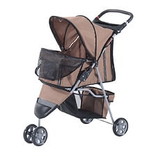 Poussette buggy pour chien chat animaux roue av...