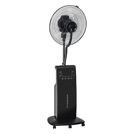 HOMCOM Ventilateur brumisateur sur roulettes - ...