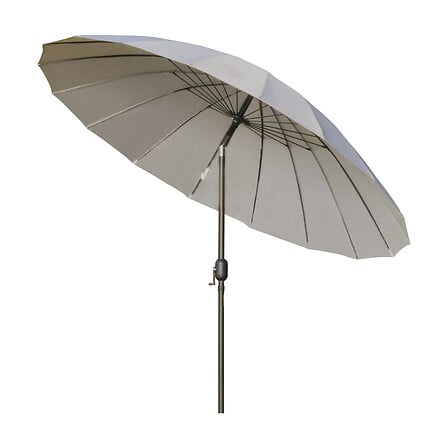 OUTSUNNY Parasol inclinable rond avec manivelle...