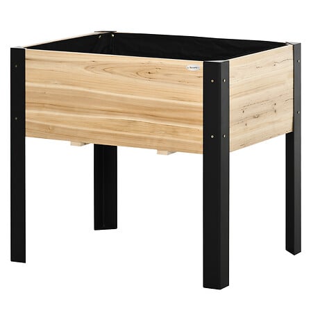 OUTSUNNY Jardinière sur pieds - potager - feutr...