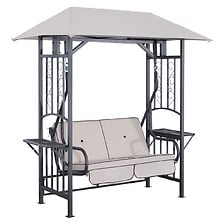 OUTSUNNY OUTSUNNY Balancelle de jardin 2 places style colonial grand confort ma ... code EAN 3662970093139 