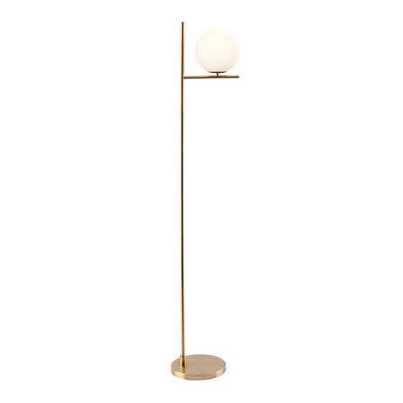 HOMCOM Lampadaire globe design néo-rétro max. 4...
