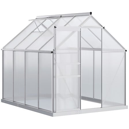 Serre de jardin aluminium polycarbonate 4,8 m² ...
