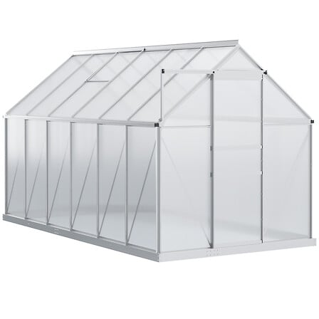Serre de jardin aluminium polycarbonate 7,12 m²...
