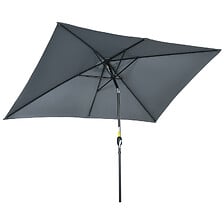 OUTSUNNY OUTSUNNY Parasol inclinable rectangulaire métal polyester haute densit ... code EAN 3662970120767 