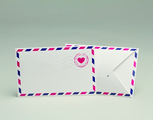 Lot de 10 faires-parts thème voyage enveloppe a...