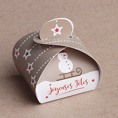 Ballotins à dragées - boites à chocolat Noël fo...