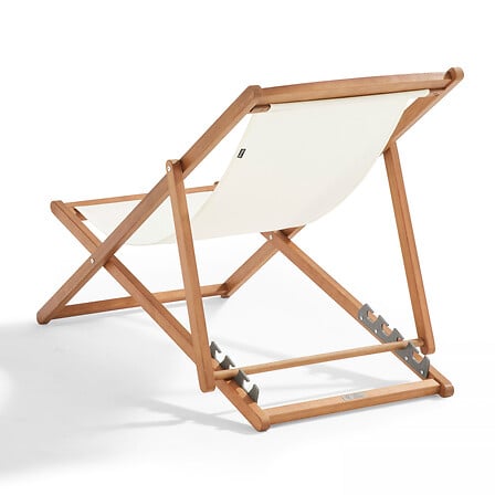 OVIALA Lot de 2 chiliennes eucalyptus blanc code EAN 3663095042477 