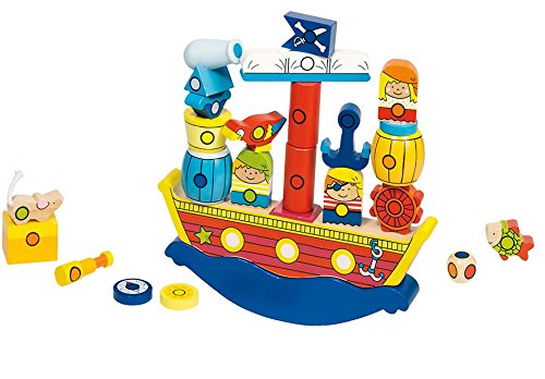 Jouetprive-Jeu d'empilement et d'équilibre Bate...